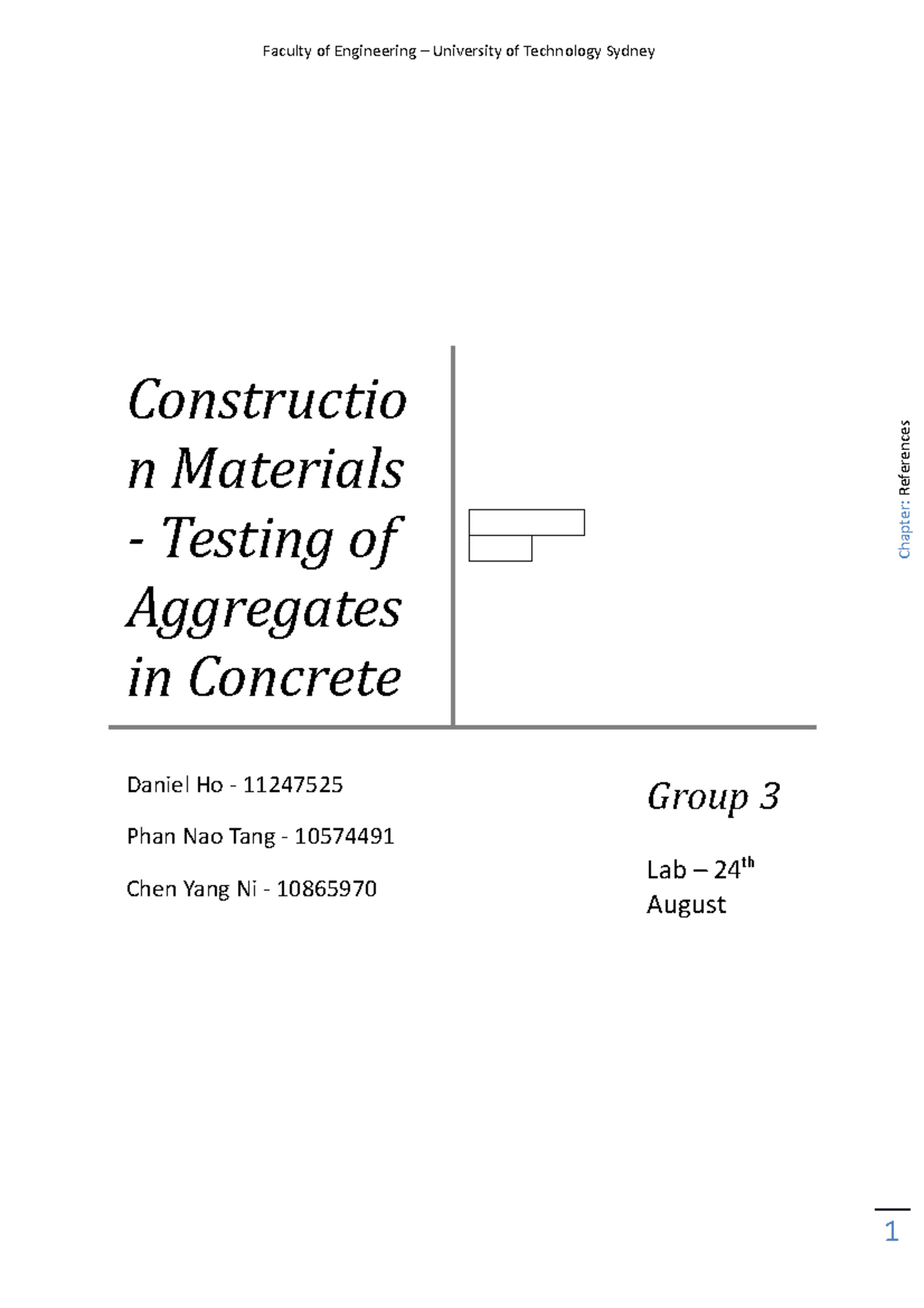 Lab 2 Report on Testing Aggregates in Concrete - CCT101 - Studocu