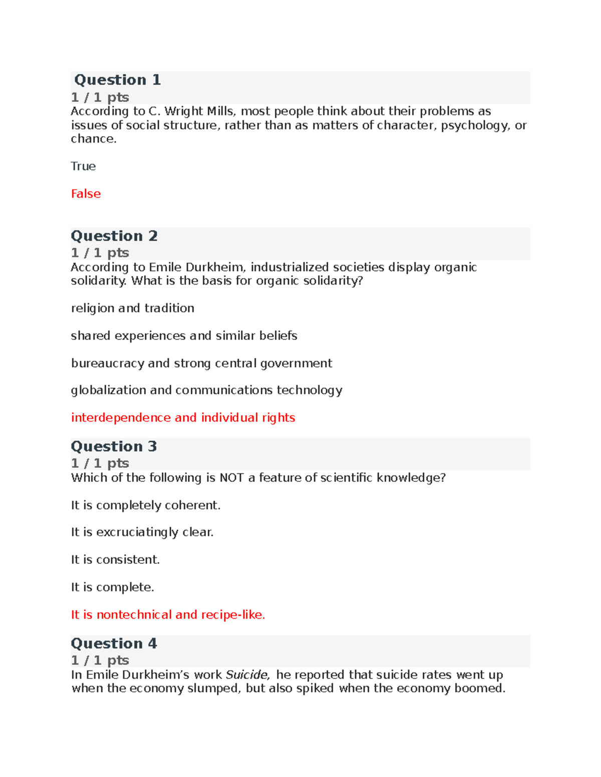 SOC 101 Midterm Study Guide: Key Concepts and Theories - Studocu