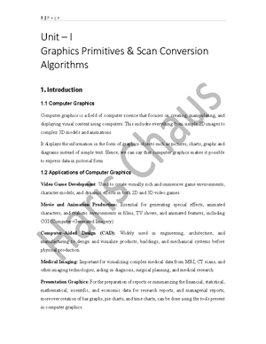 CG Unit 2 Notes - Unit – II Polygon: Windowing & Clipping 1. Polygons 1 ...