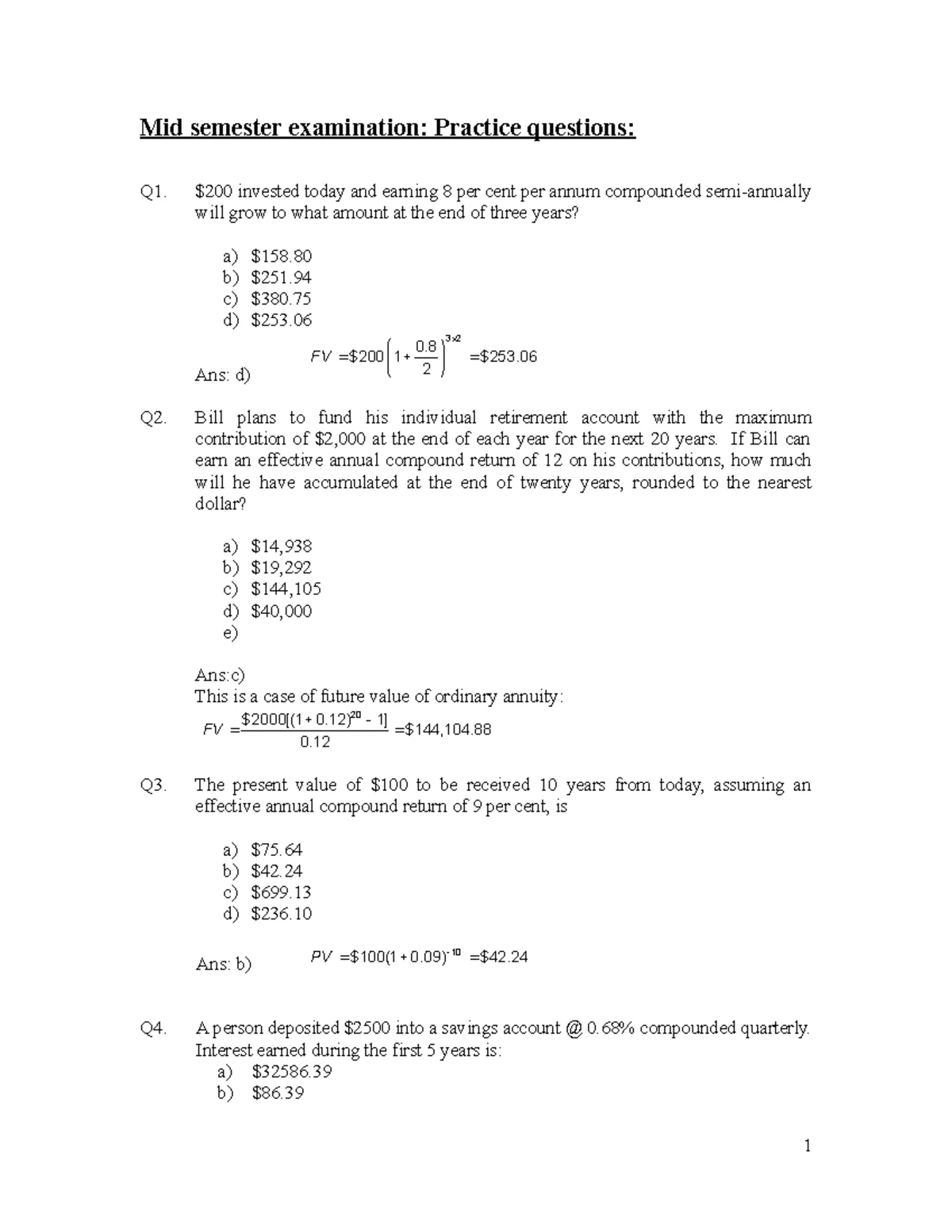 Corporate Finance ARO 00398 Group Assignment: Exercise 2 - Studocu