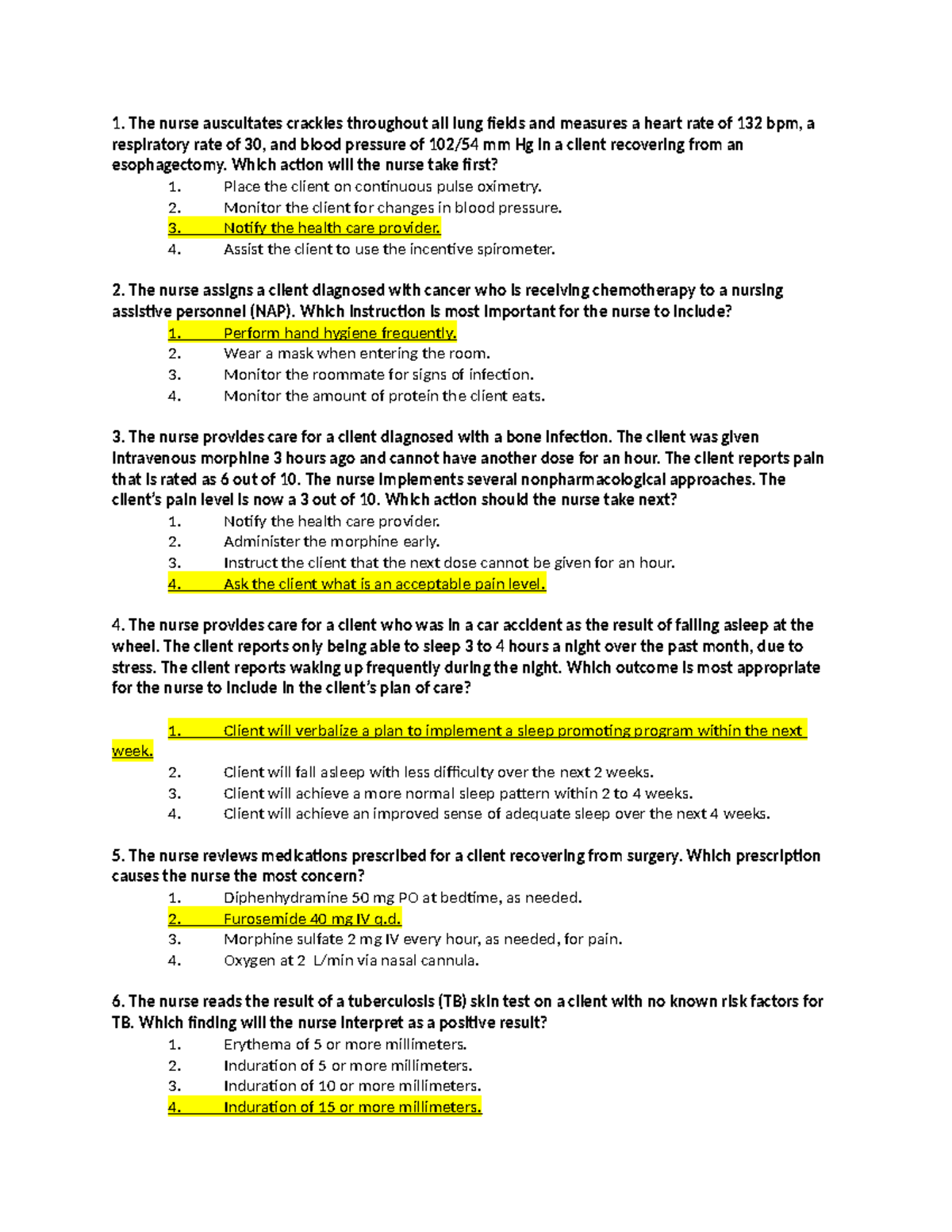 Kaplan 3 CAT - Comprehensive NCLEX Prep for HESI Exam Success - Studocu