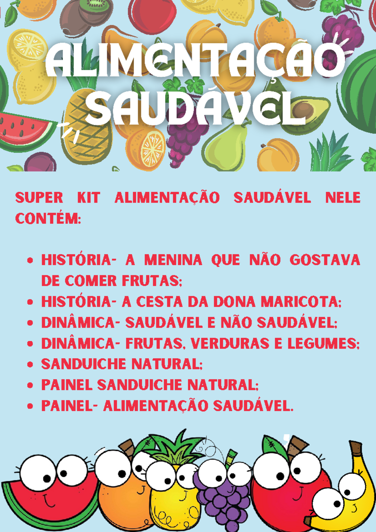 História e Dinâmicas sobre Alimentação Saudável: Contos e Aprendizados ...