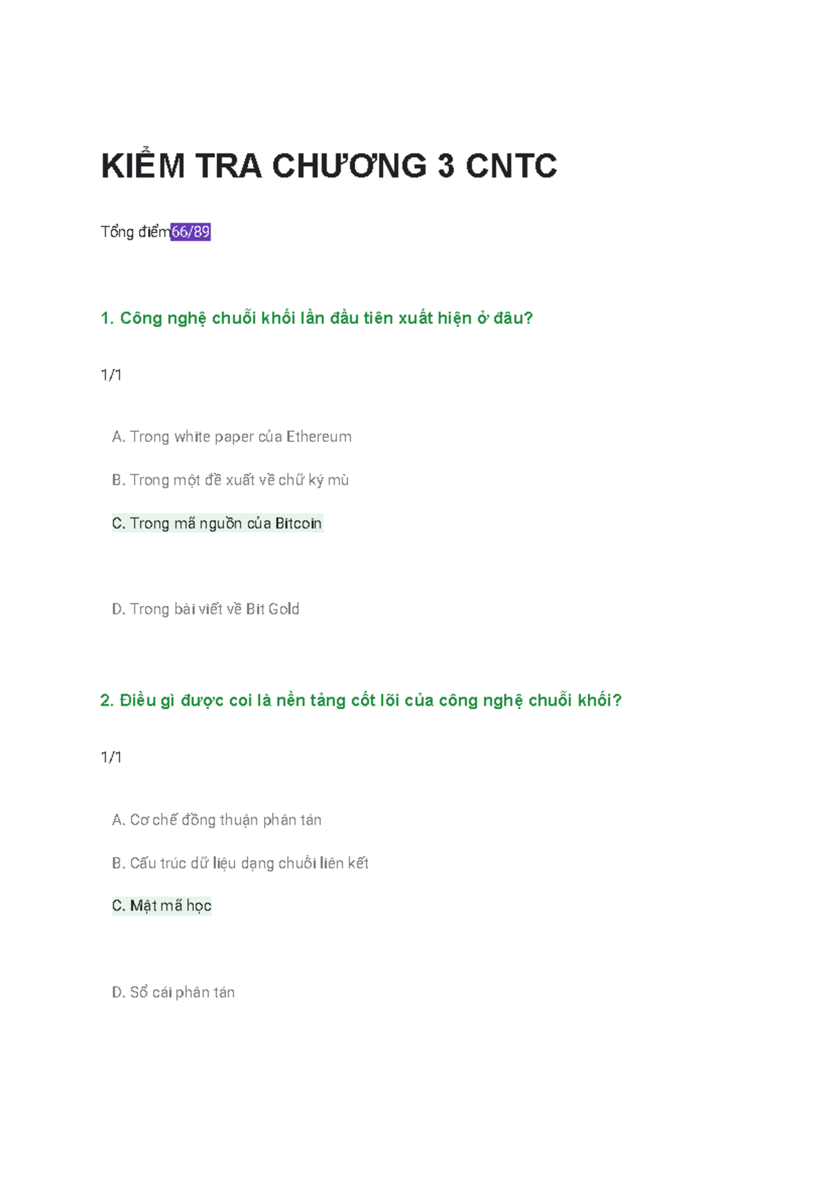 Tổng Hợp Lý Thuyết Công Nghệ Tài Chính (FINTECH) - Chương 1 đến 4 - Studocu