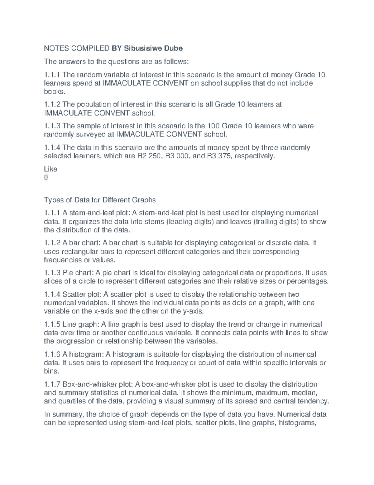 MIP-04-Notes - Assignment Revision 2024 - NOTES COMPILED BY Sibusisiwe ...
