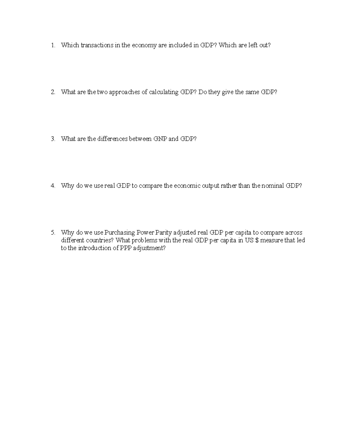 Midterm 1 Study Guide - Economics (ECO 101) - Studocu