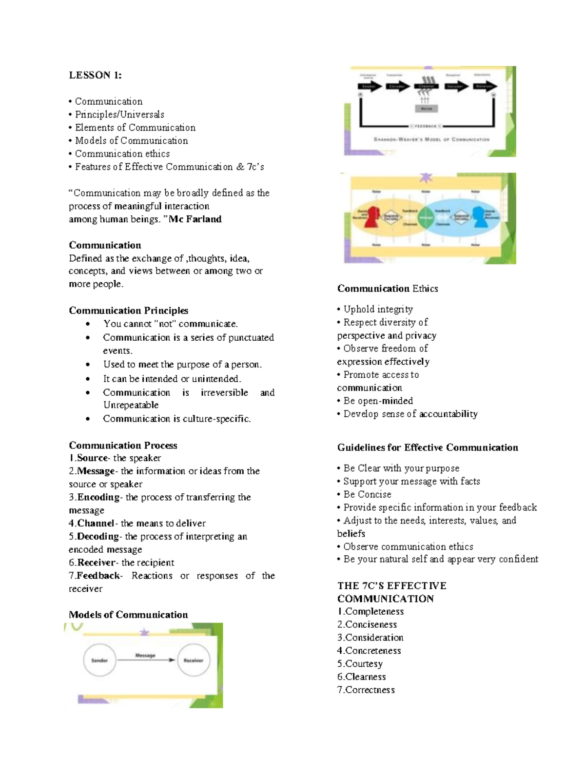 Oralcomq 2-reviewer - oral communication grade 11 shs quarter 2 1st sem ...