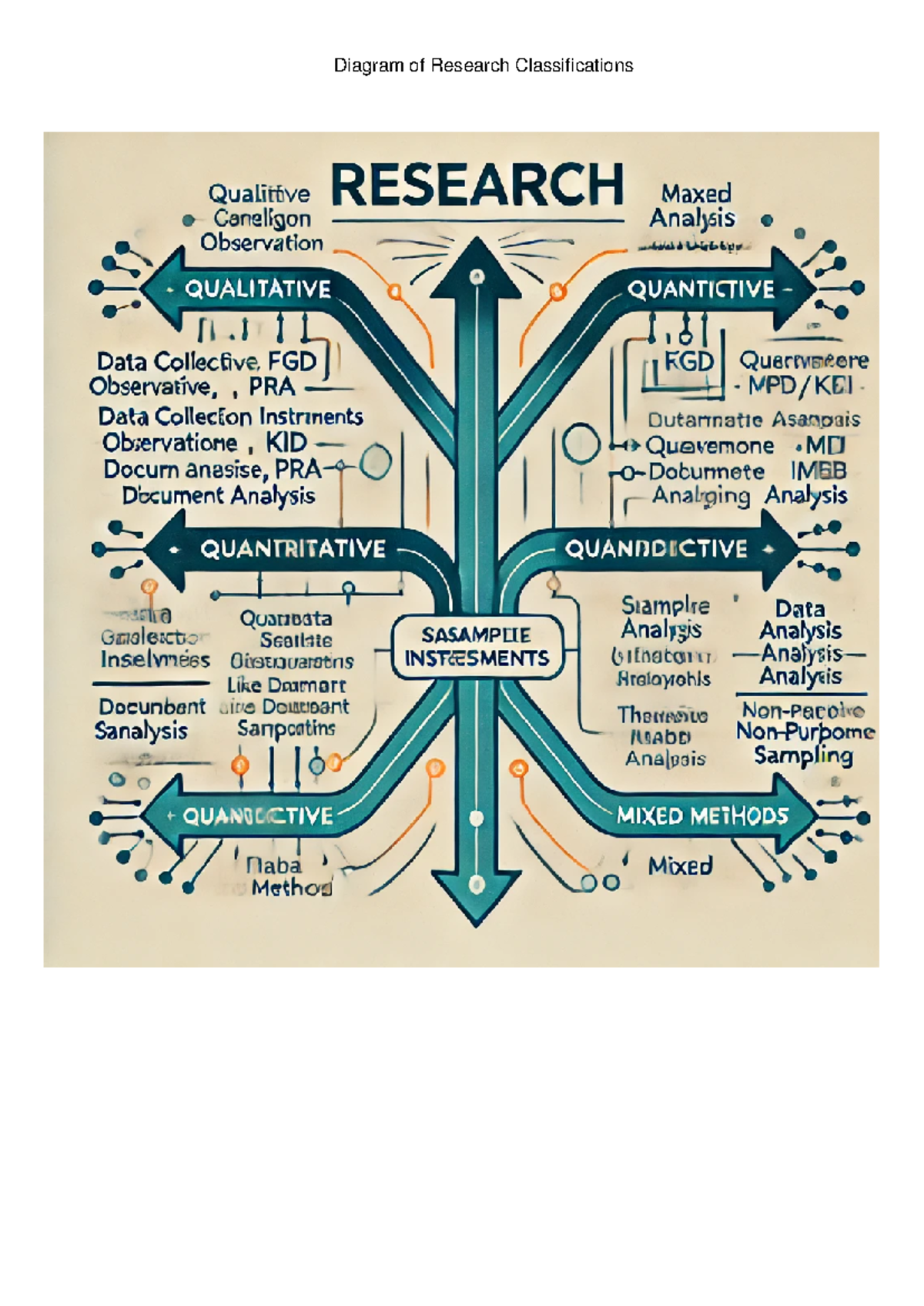 Research Classifications Diagram - Qualitóve RESEARCH Maxed Caneligon ...