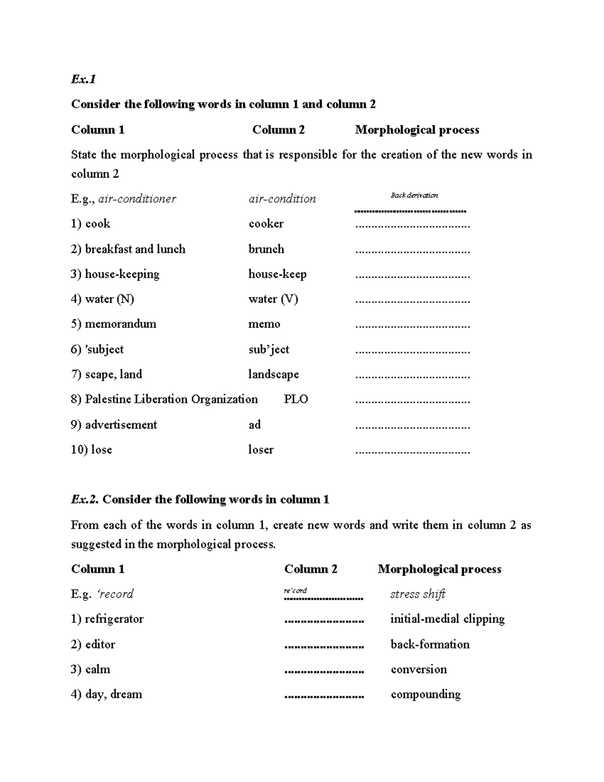 Nptanc Assignment 3 - Morphological Processes and Phrase Analysis - Studocu