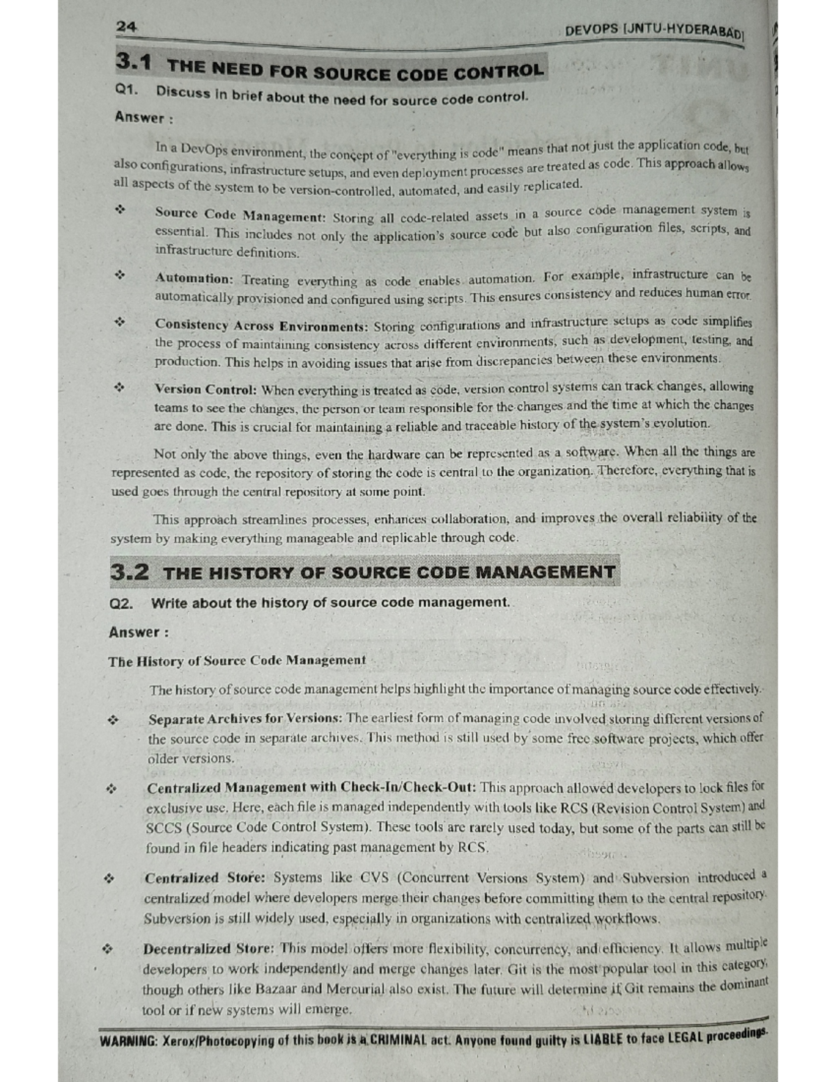 Devops 3-5 units - notes - 24 DEVOPS 3 THE NEED FOR SOURCE CODE CONTROL ...