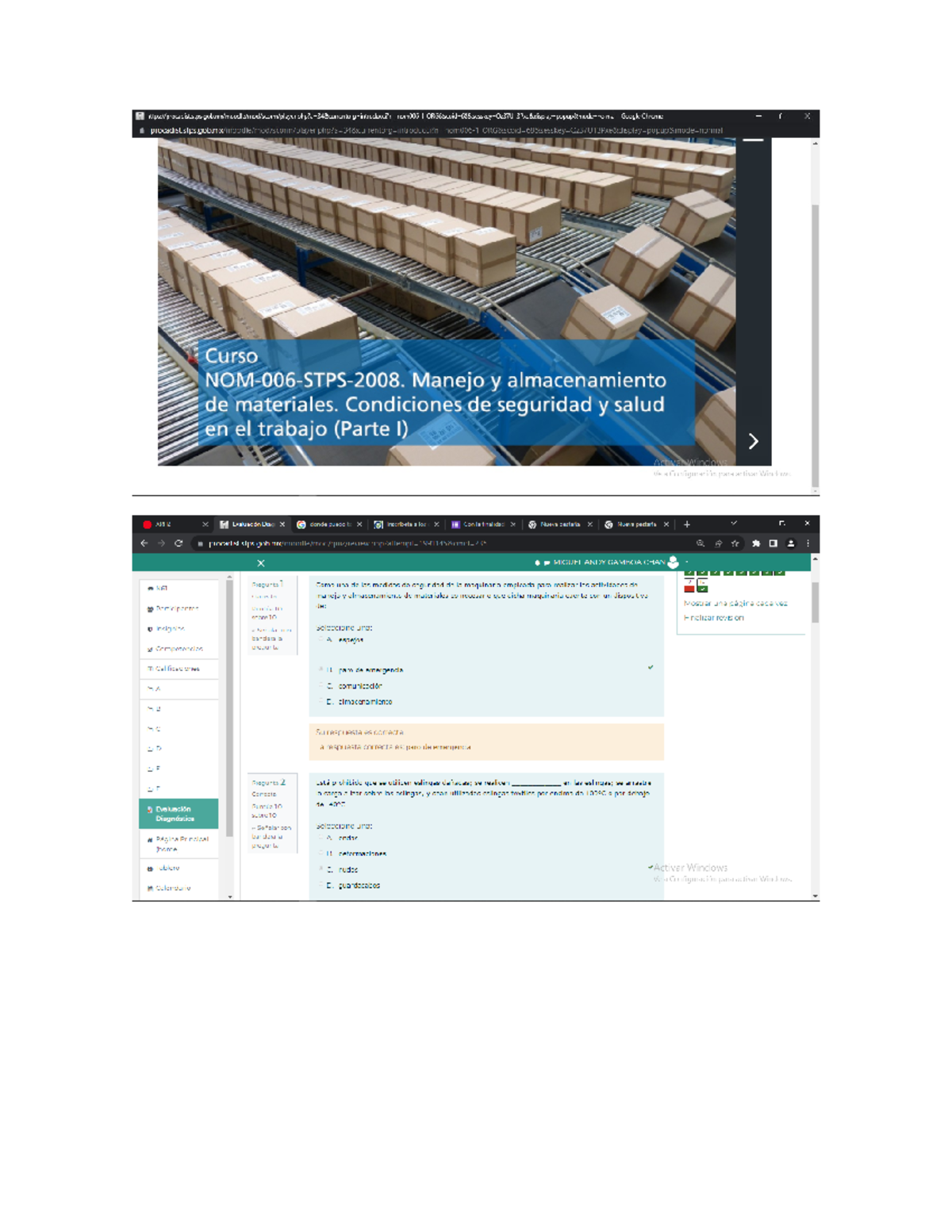 Evaluación Diagnóstica ARH2: Manejo y Almacenamiento de Materiales ...