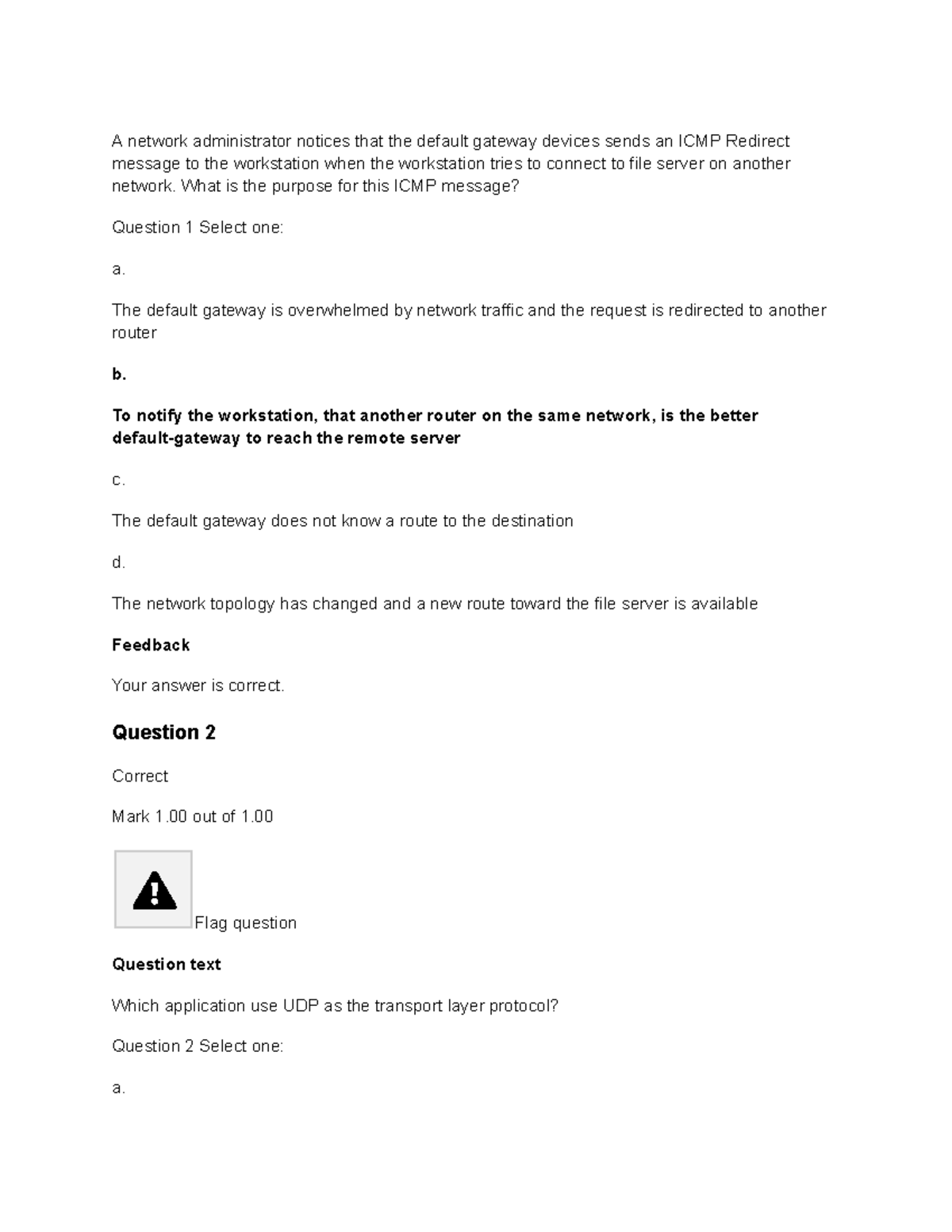 Midterm Quiz Lab 2: ICMP Messages & Ethernet Protocols Explained - Studocu