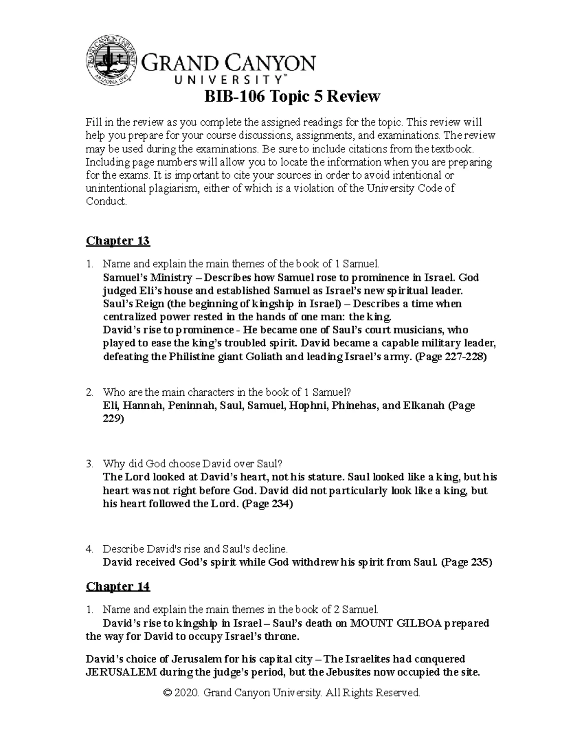 BIB 106 RS T1 Covenant Analysis Part I: In-Depth Scripture Review - Studocu