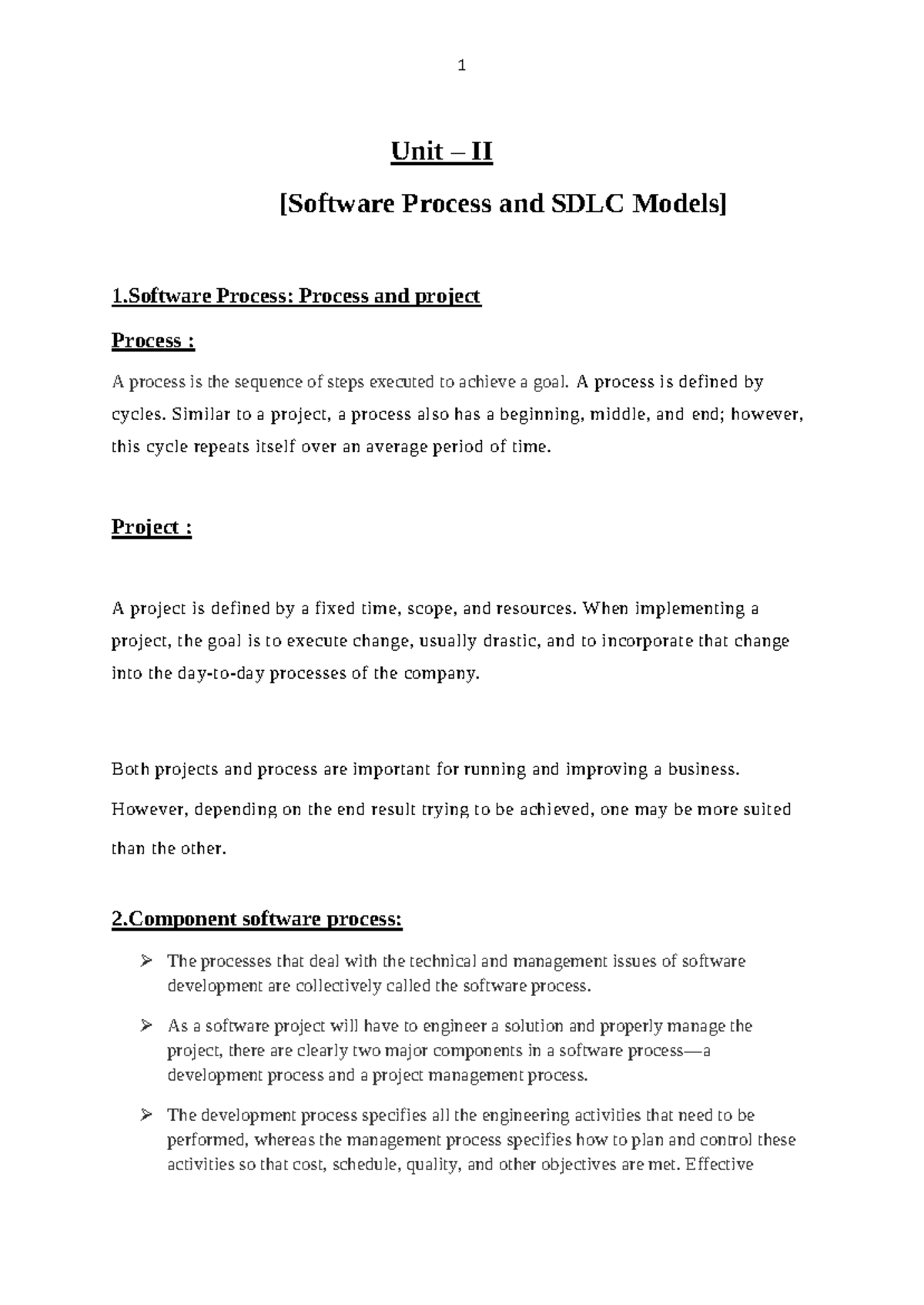Unit 2 - Understanding Software Development Life Cycle (SDLC) Models ...
