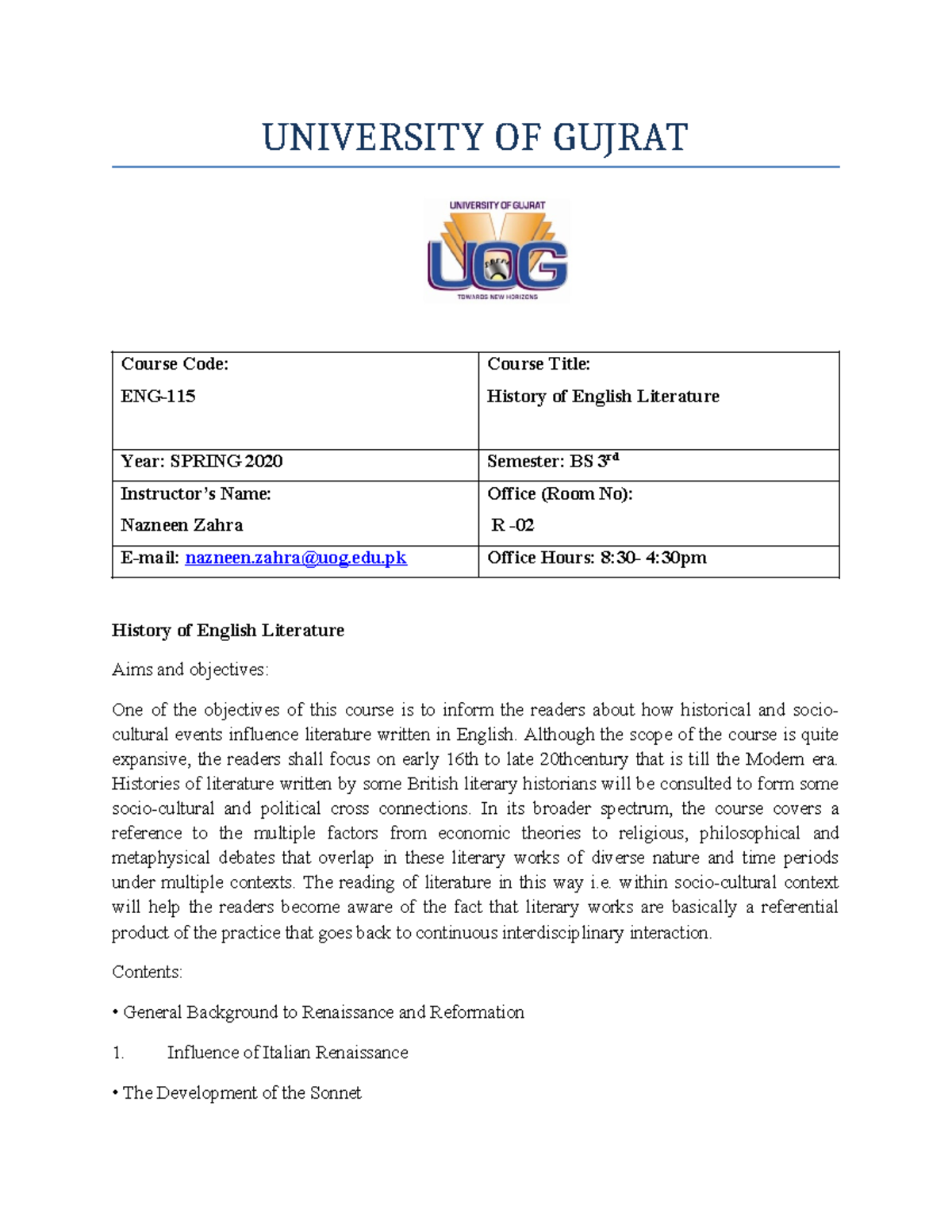 ENG-115 Final Exam Study Guide: History of English Literature - Studocu