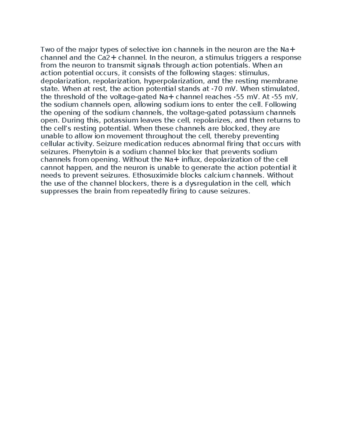 Sodium Channels Discussion: Mechanisms and Implications in Neurons ...