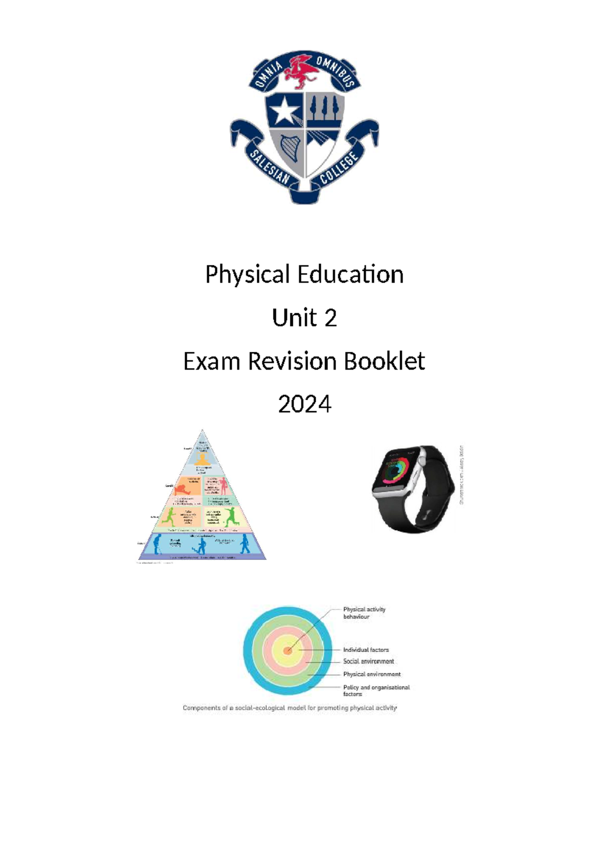 Physical Education VCE Unit 2 Exam Revision Guide 2024 - Studocu