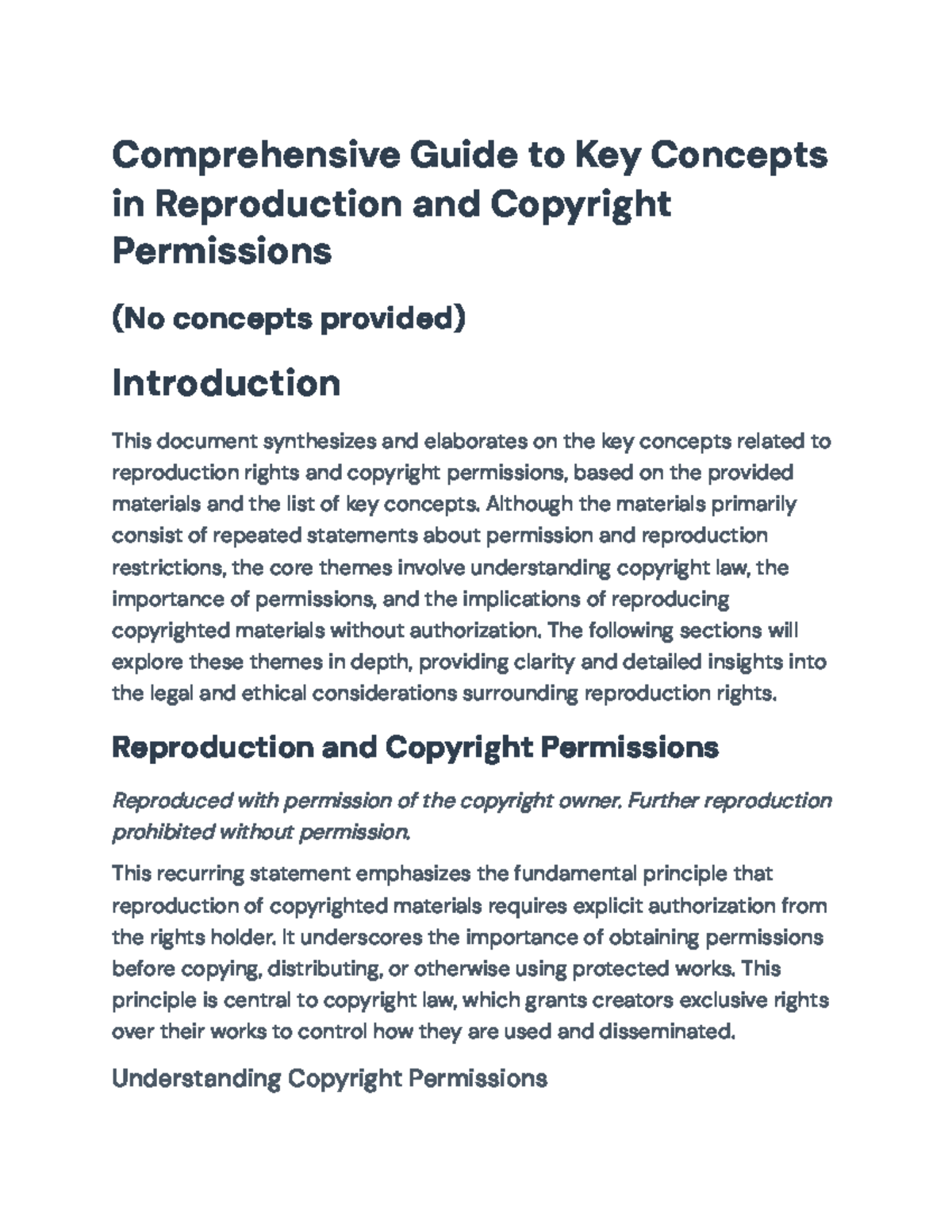 Comprehensive Guide to Copyright Permissions & Reproduction Rights ...