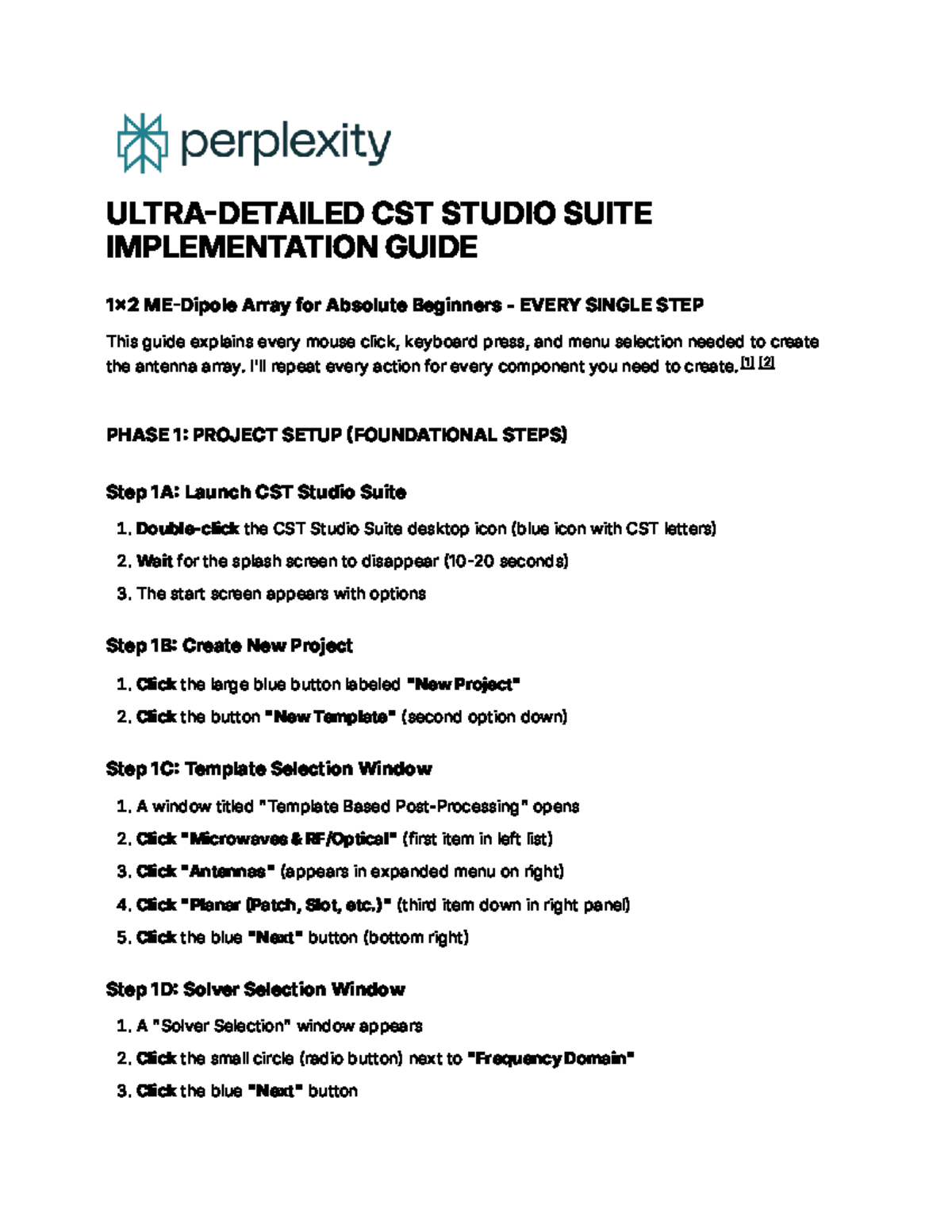 CST STUDIO SUITE 1x2 Array Implementation Guide for Beginners - Studocu