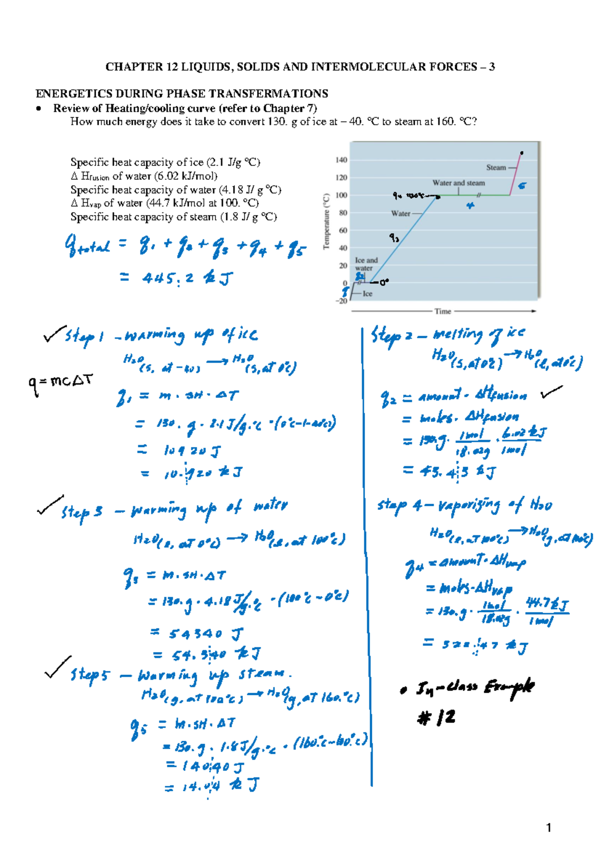 Chapter 12-3 Energetics and Phase Diagrams Lecture Notes - Studocu