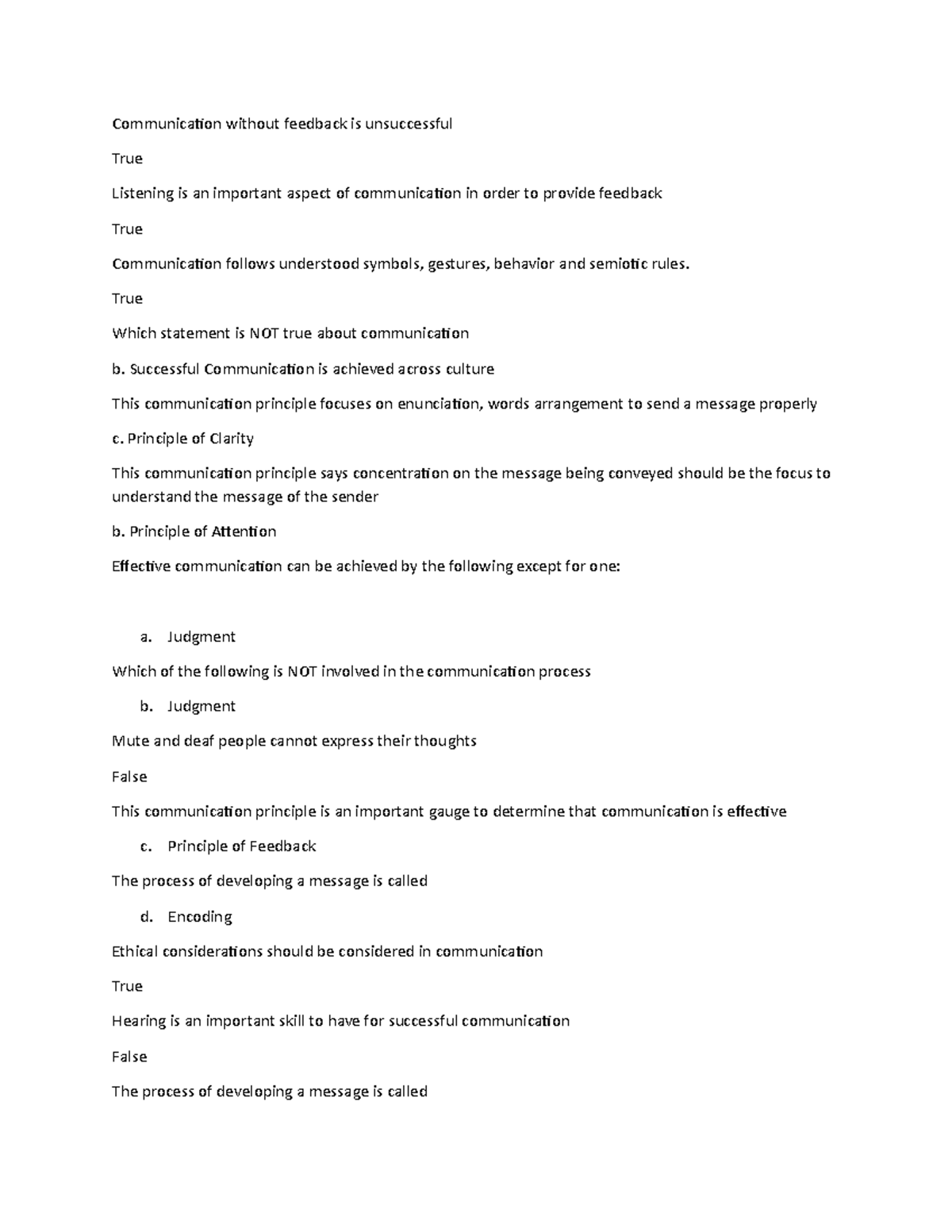 GE6106-Purposive Communication Final Exam Review and Insights - Studocu