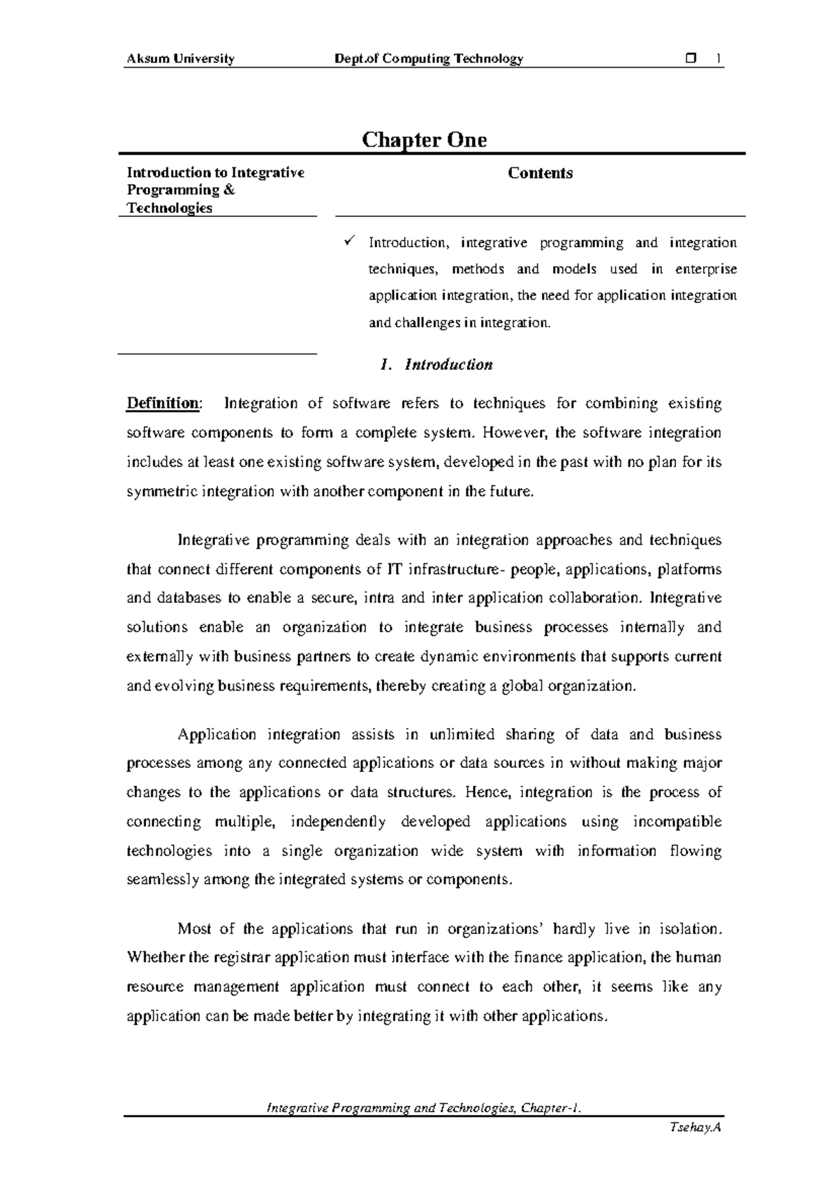 435760253 Integrative Programming and Technologies Chapter 1 ...