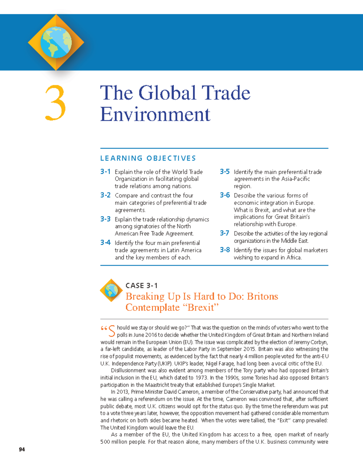 3 The Global Trade Environment: Key Concepts and Agreements - Studocu