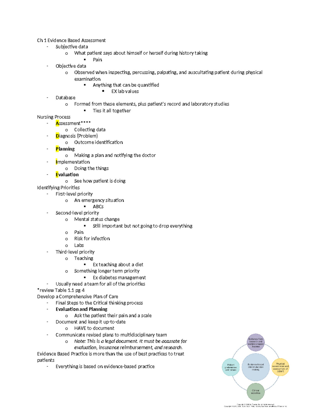 HA 101 - Study Guide for First Health Assessment Exam - Studocu
