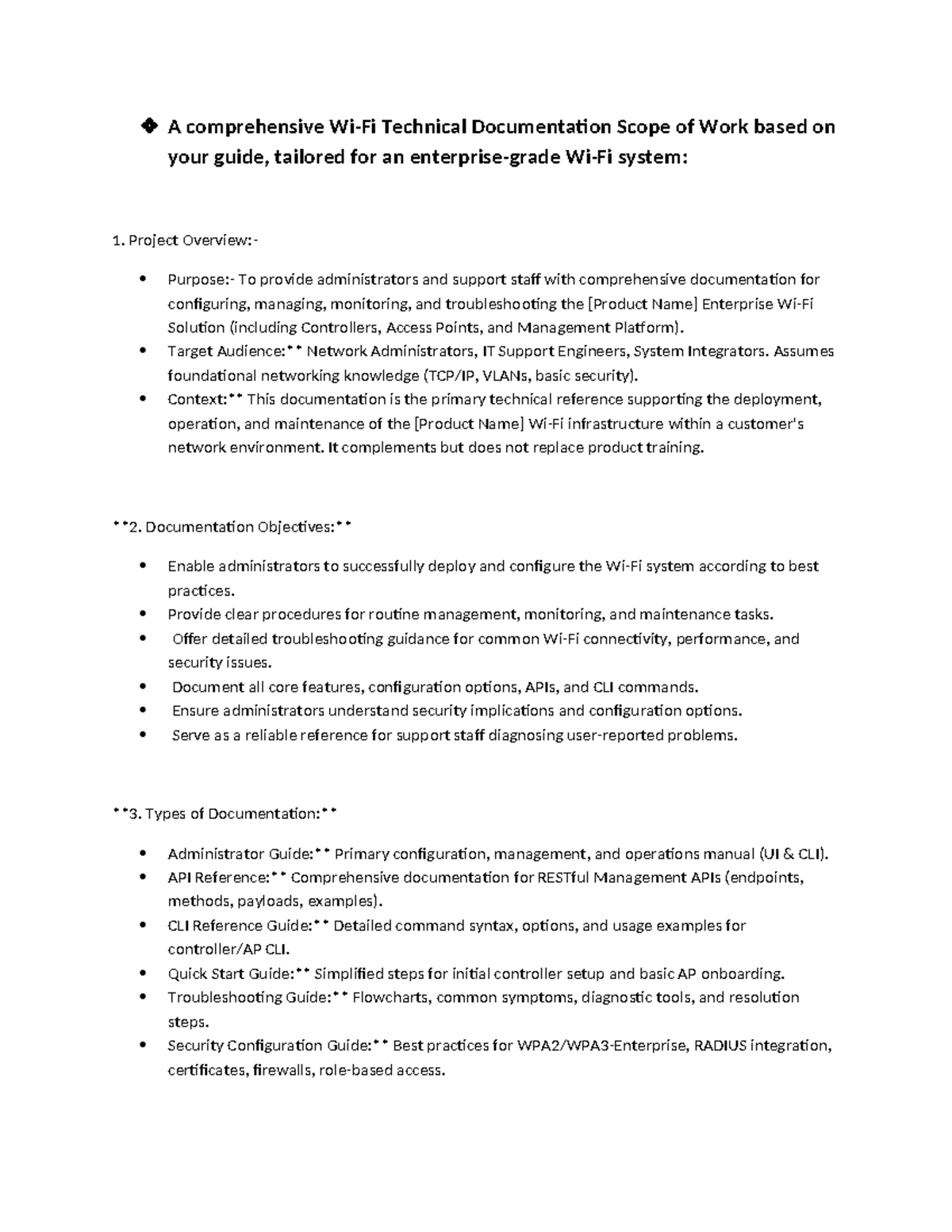 Technical Documentation Scope of Work for WPS Office 111 - Studocu