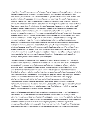 Muhamed - tests - Faayidaan ji&rsquo;ograafii hawaasummaa qo&rsquo;achuu baay 