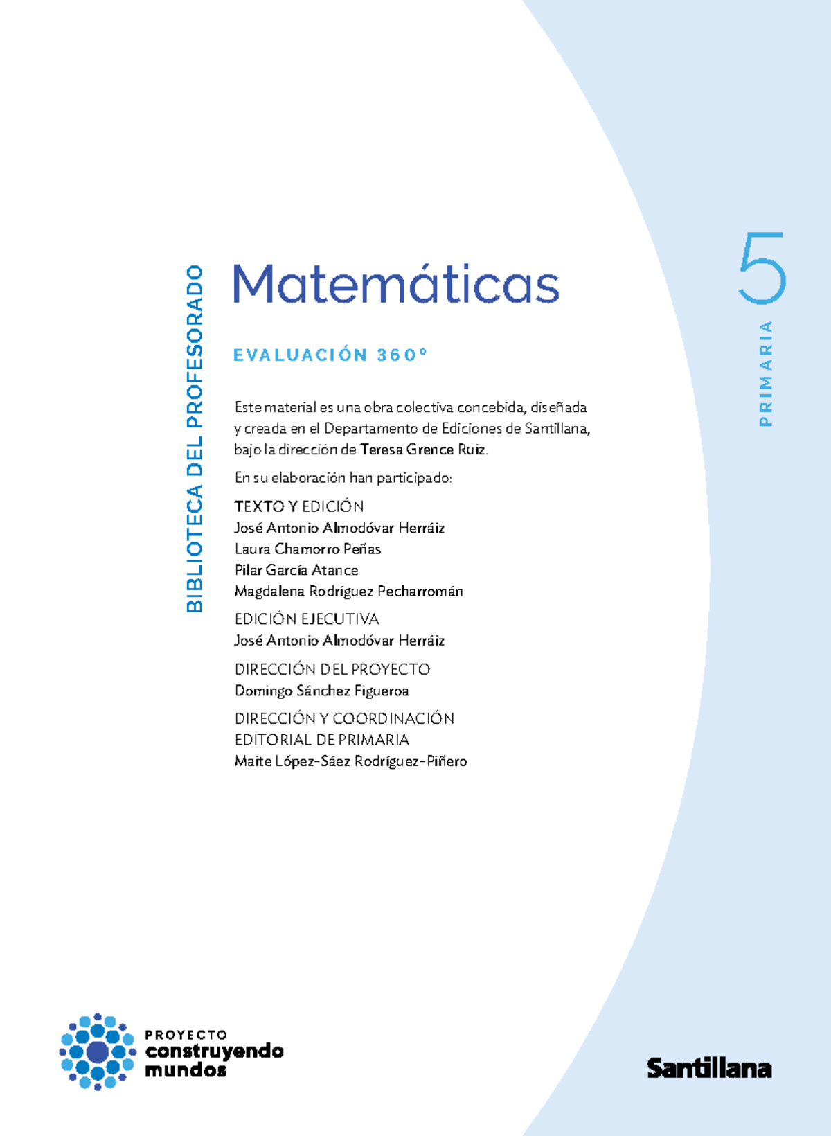 690005589-204030-Evaluación 360º en Matemáticas 5 Primaria CM - Document Preview