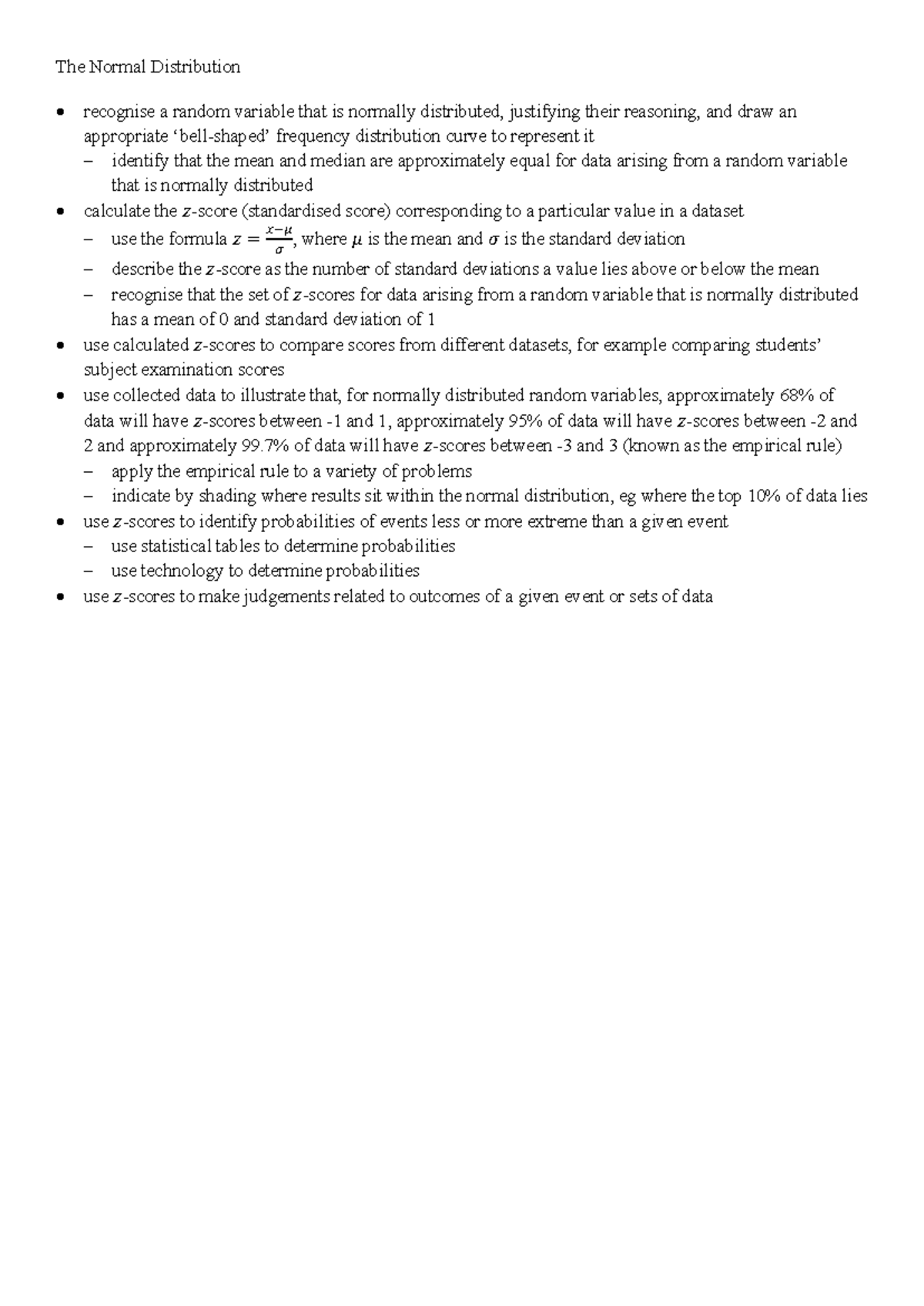 Normal Distribution Concepts and Applications - CSSA 2024 Exam Guide ...