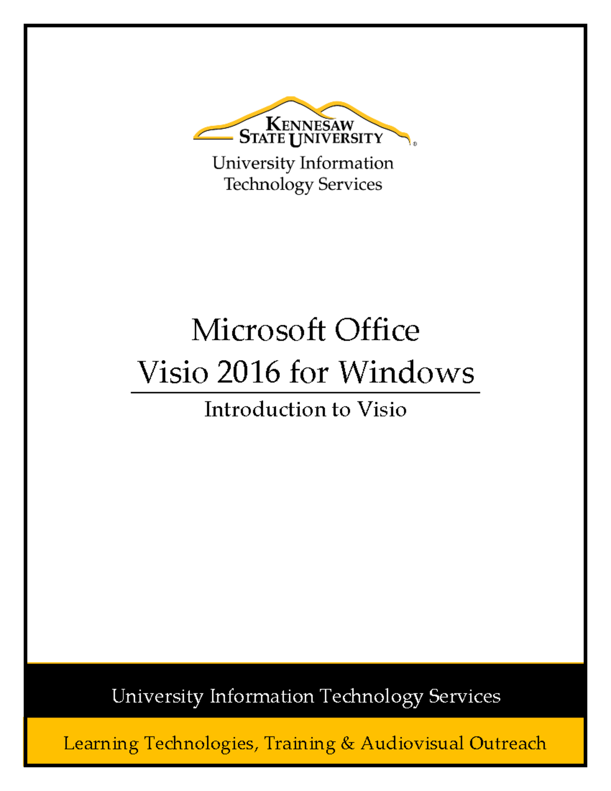 Visio 2016 Introduction and Guide - AHSG1726 Workshop Notes - Studocu