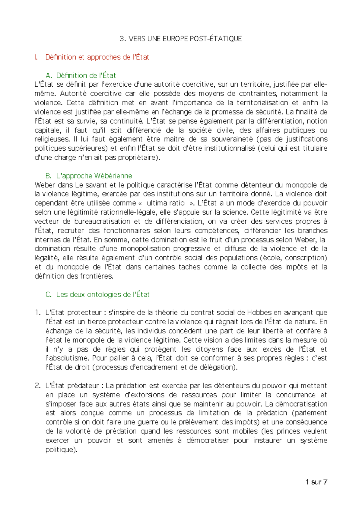 3. Vers une Europe post-étatique - 3. VERS UNE EUROPE POST-ÉTATIQUE I ...