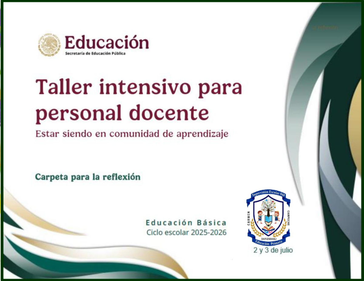 TALLER INTENSIVO DOCENTE JULIO 2026: ESPACIOS 1 Y 2 - APRENDIZAJE COLECTIVO - Document Preview