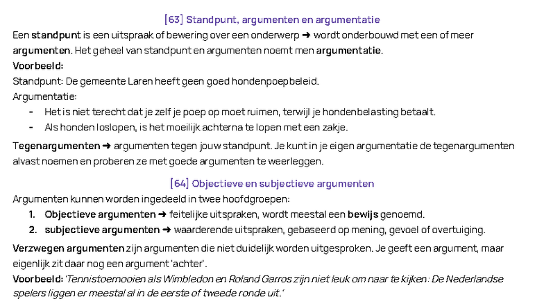 Nederlands VWO 5 - Argumenteren en Structuur in Teksten - Studeersnel