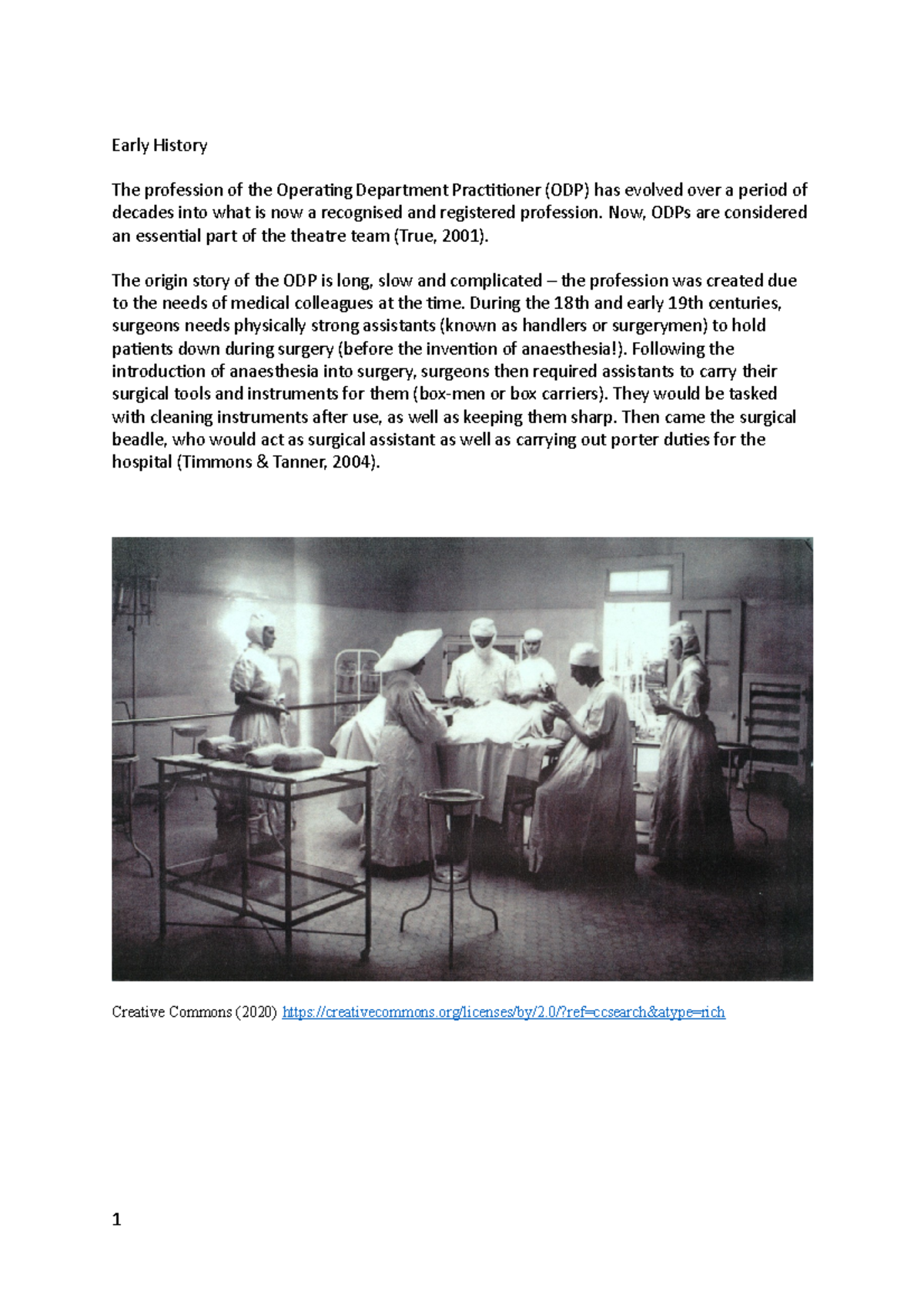Historical Evolution of the ODP Profession: Key Milestones - Studocu
