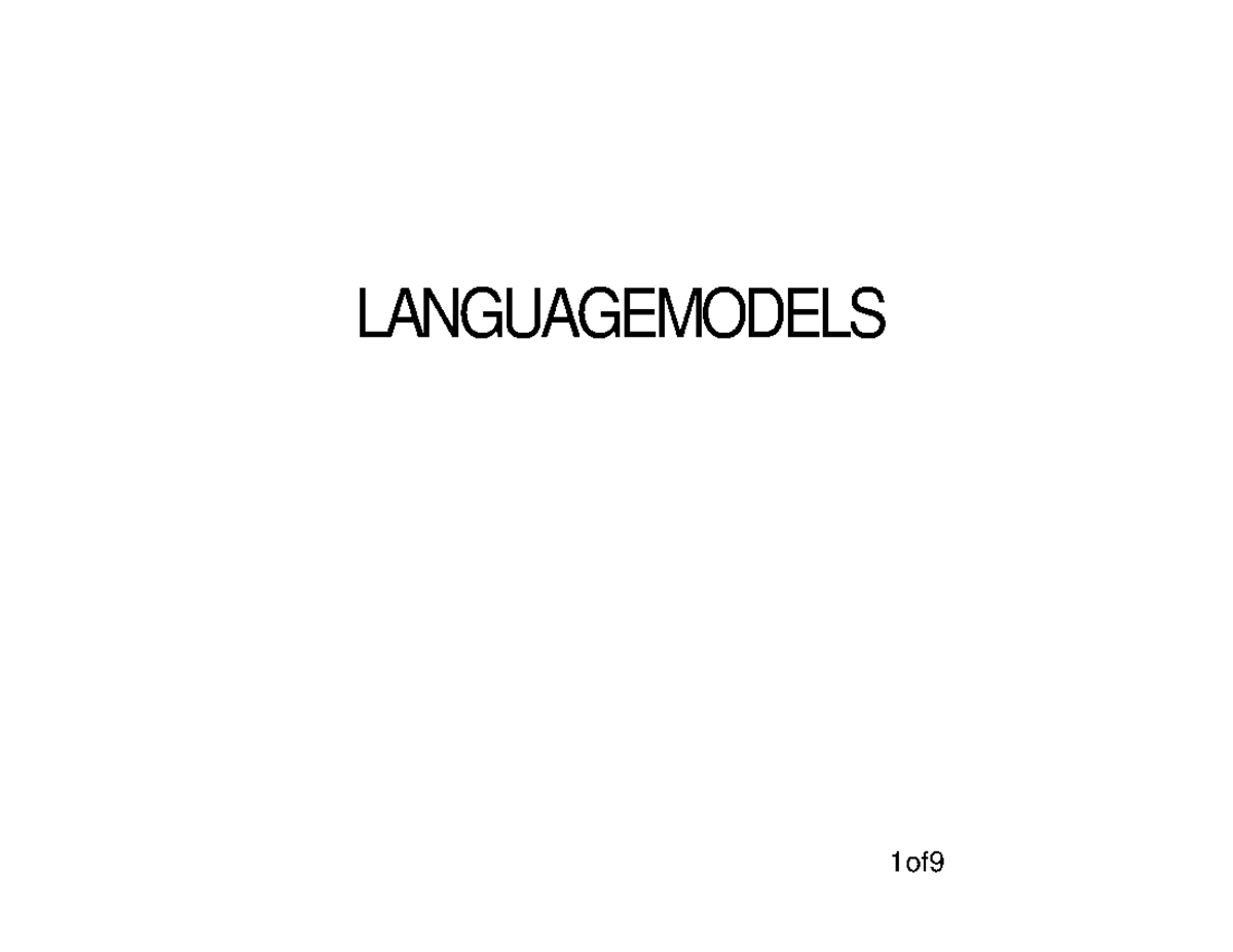 2- language model-converted - LANGUAGEMODELS WhyshouldagentsdoNLP ...