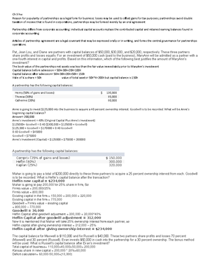 Solution manual Advanced Accounting 9e by Hoyle Ch04 - Find more slides ...