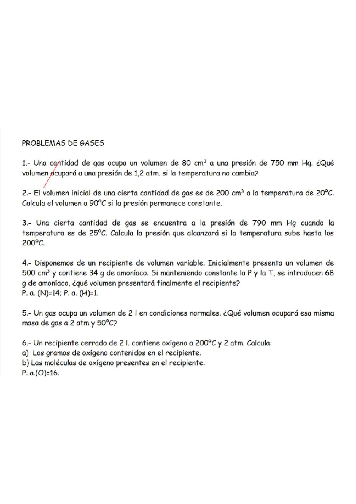 Problemas de Gases - Ejercicios y Cálculos (Curso GASES 3) - Studocu