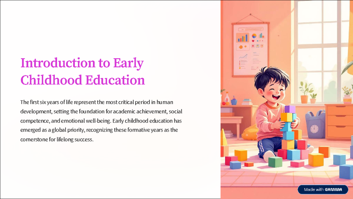 ECE 101: Introduction to Early Childhood Education and Development ...