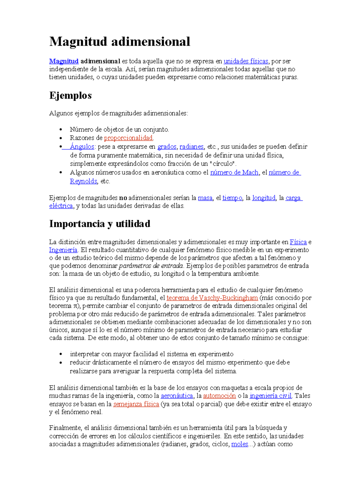 Magnitud Adimensional: Conceptos y Aplicaciones en Física e Ingeniería ...