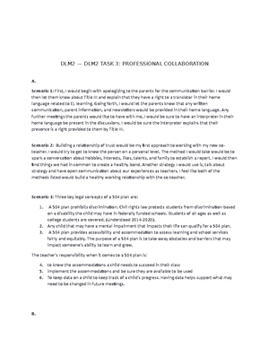 D094 - Task 1 - D094 - Task 1 - DJM3 — TASK 1: VIDEO OBSERVATION A ...