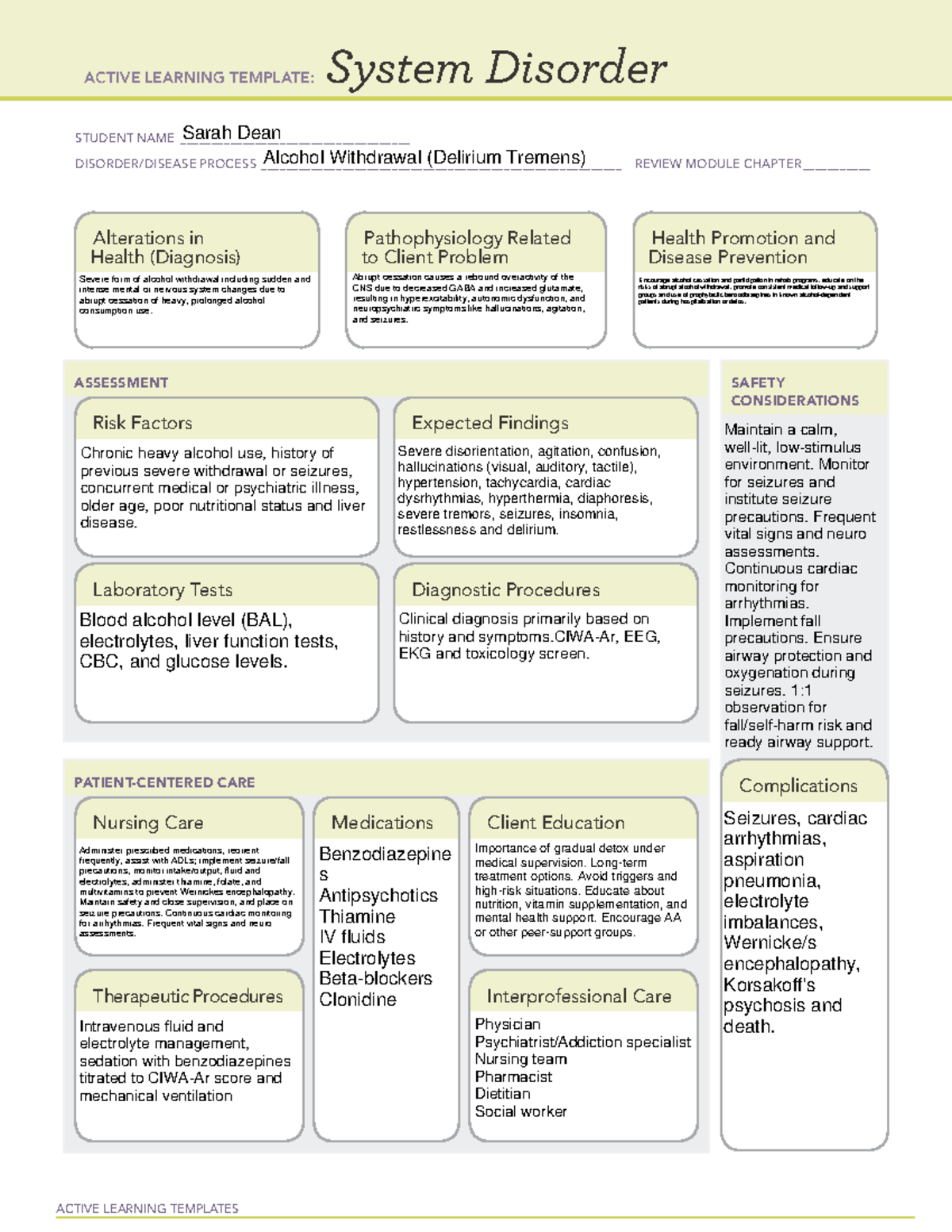 ATI System Disorder Concept Map - Thumb 1200 1553 
