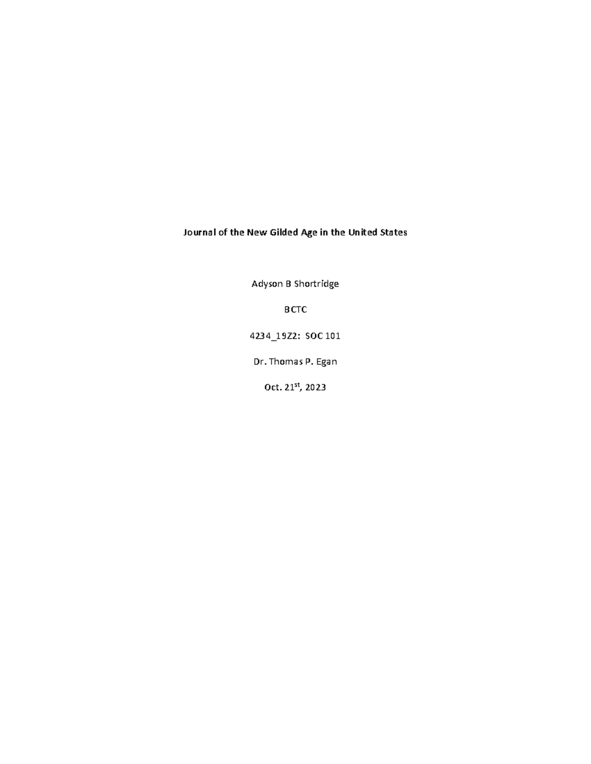 Critical essay 2 - a journal assignment example help - Journal of the ...