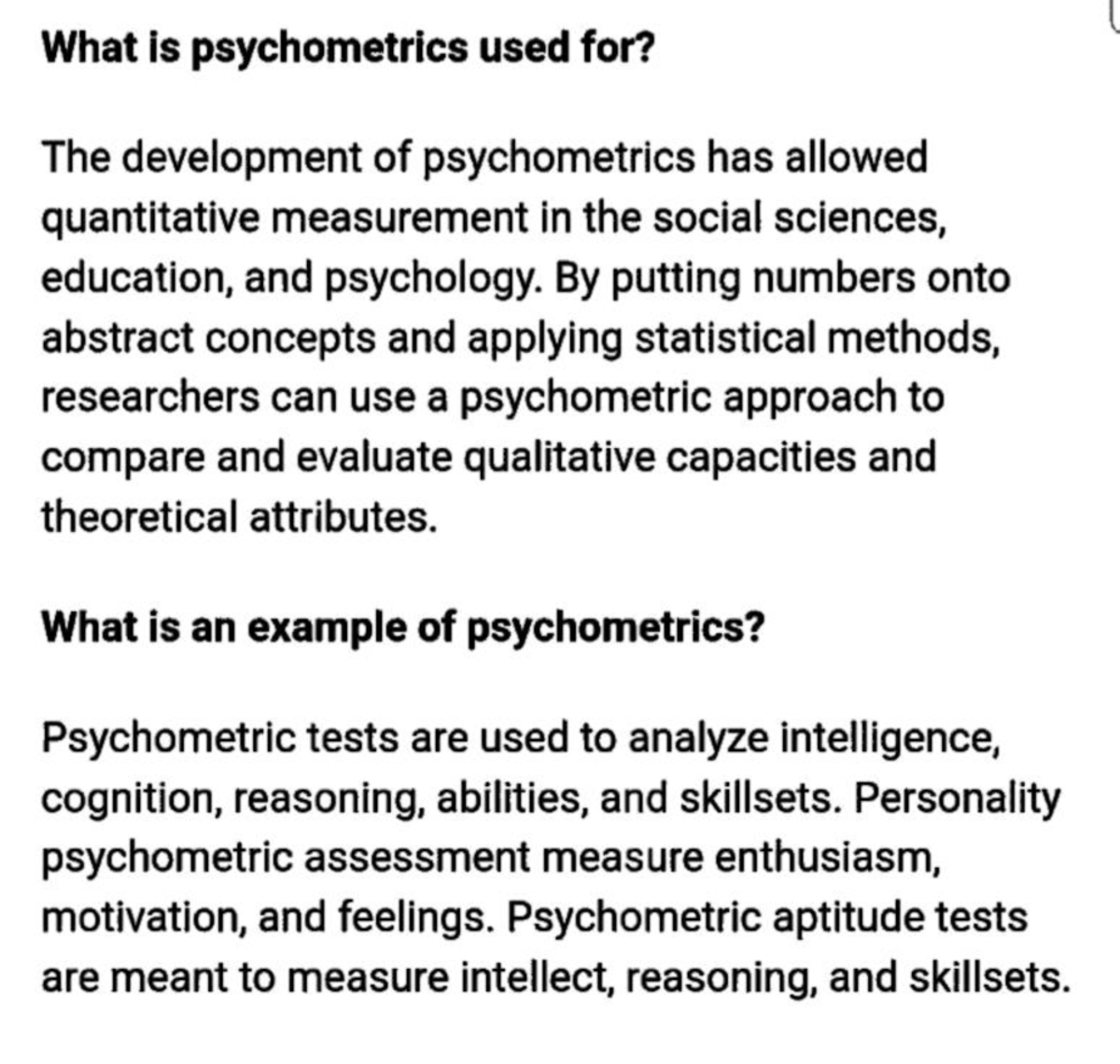 Psychometry S1 M1: Understanding Psychometrics and Its Applications ...