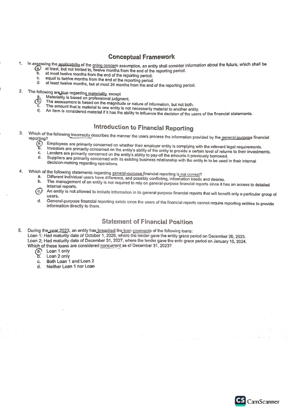 Intermediate Accounting 3: Exam Practice Questions and Concepts Review ...