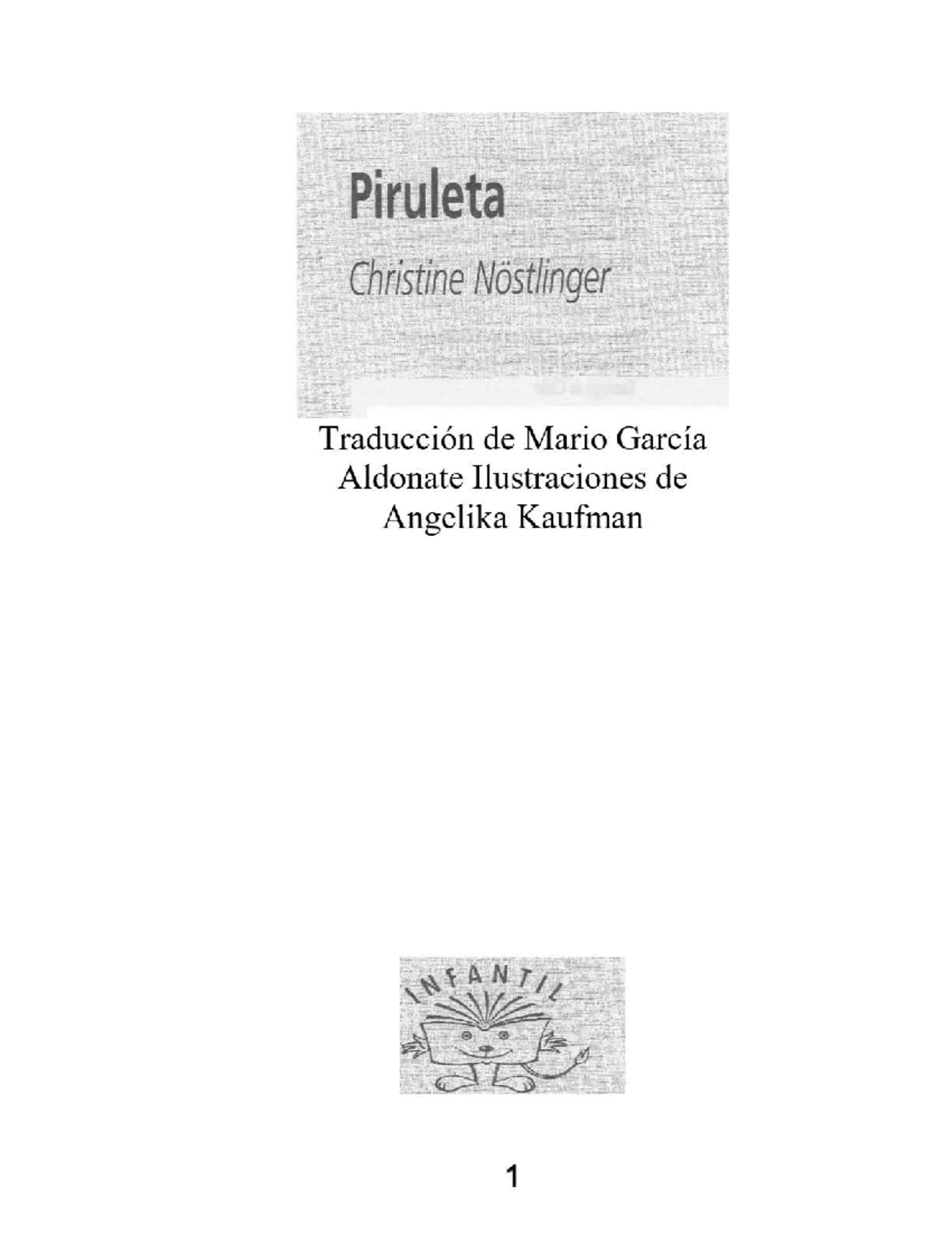 Piruleta: La historia de Víctor Manuel Meier en la obra de Nostlinger  - Document Preview