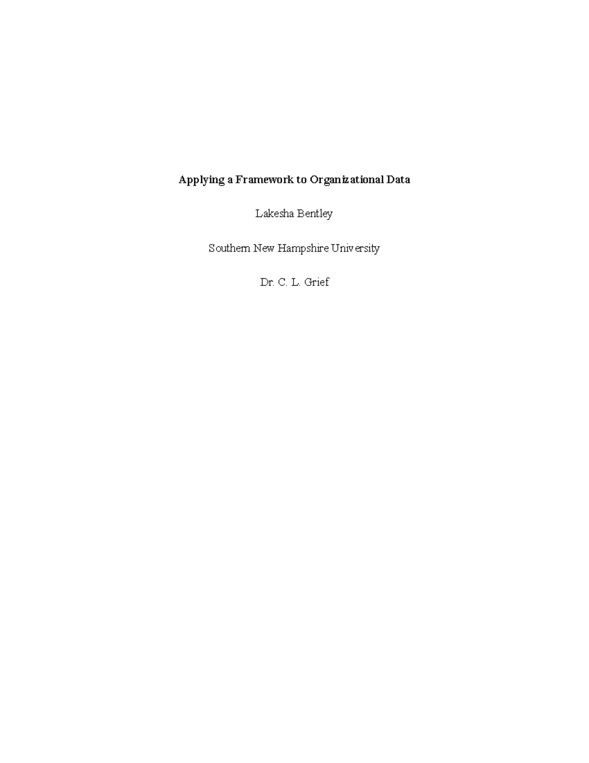 6-2 Memo - Healthcare Quality and Improvement - 6-2 Memo