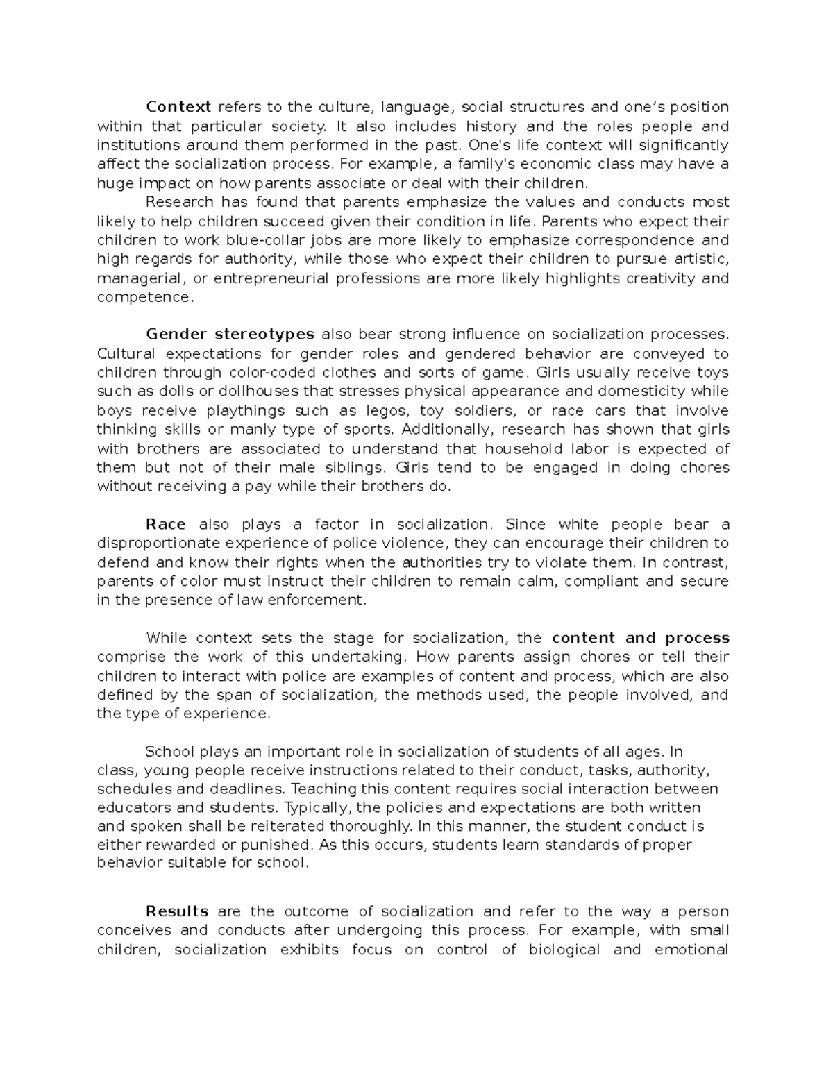 UCSP 101 - Week 5 PPT: Understanding Socialization in Society - Studocu