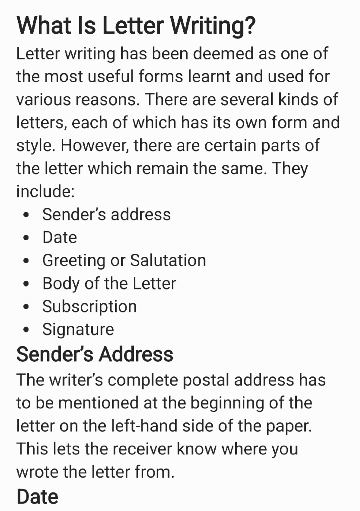 Letter Writing Guide: Types & Formats Explained (251120) - Studocu